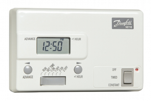 Danfoss SET1E Timeswitch 24 hour 2 on/off with boost - DISCONTINUED 